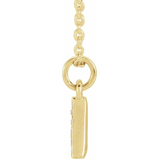 Diamond Initial Necklace